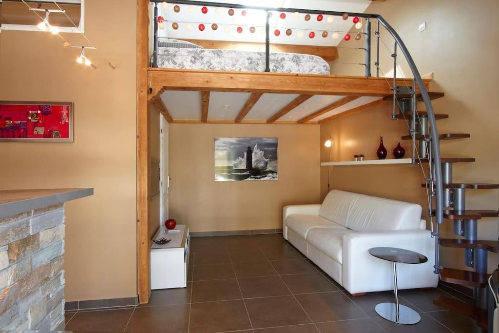Studio Dans Villa Avec Piscine Cassis Exterior foto